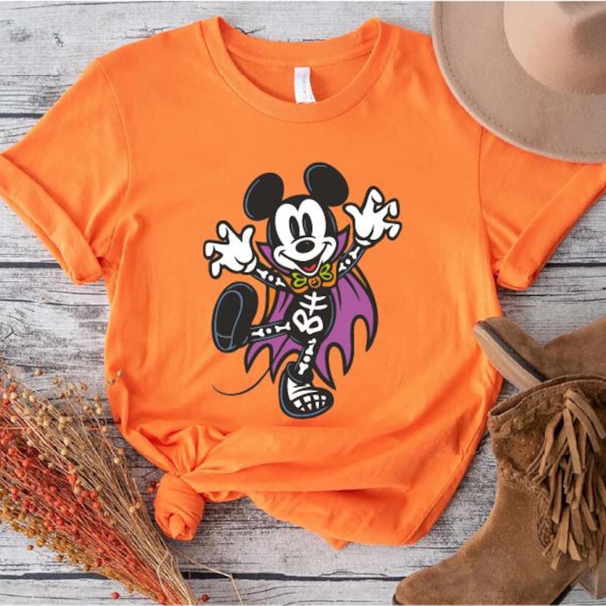 Disney Scary Mickey Mouse Ghost Halloween Shirt 7