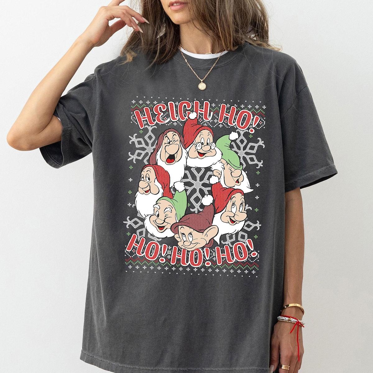 Disney Snow White All Dwarfs Ugly Christmas Shirt 1