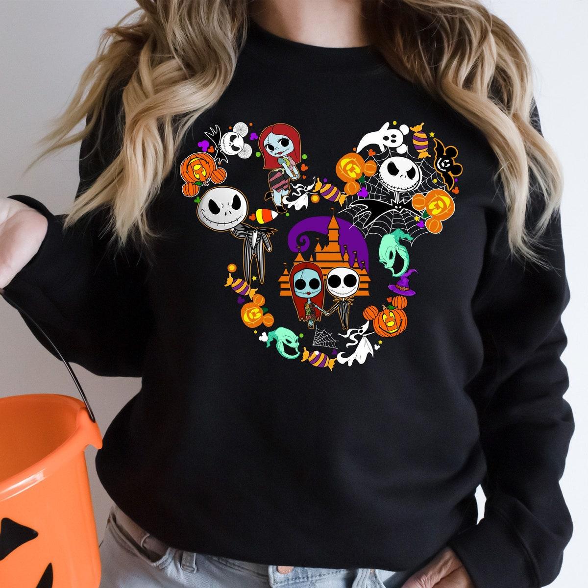 Disney Spooky Season Halloween Couples Matching Shirt 1