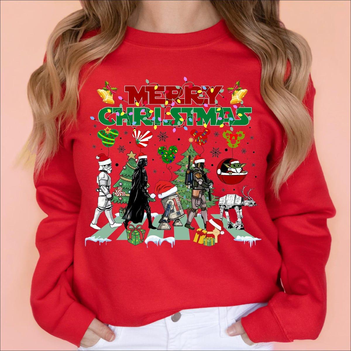 Disney Star Wars Merry Christmas Shirt 4