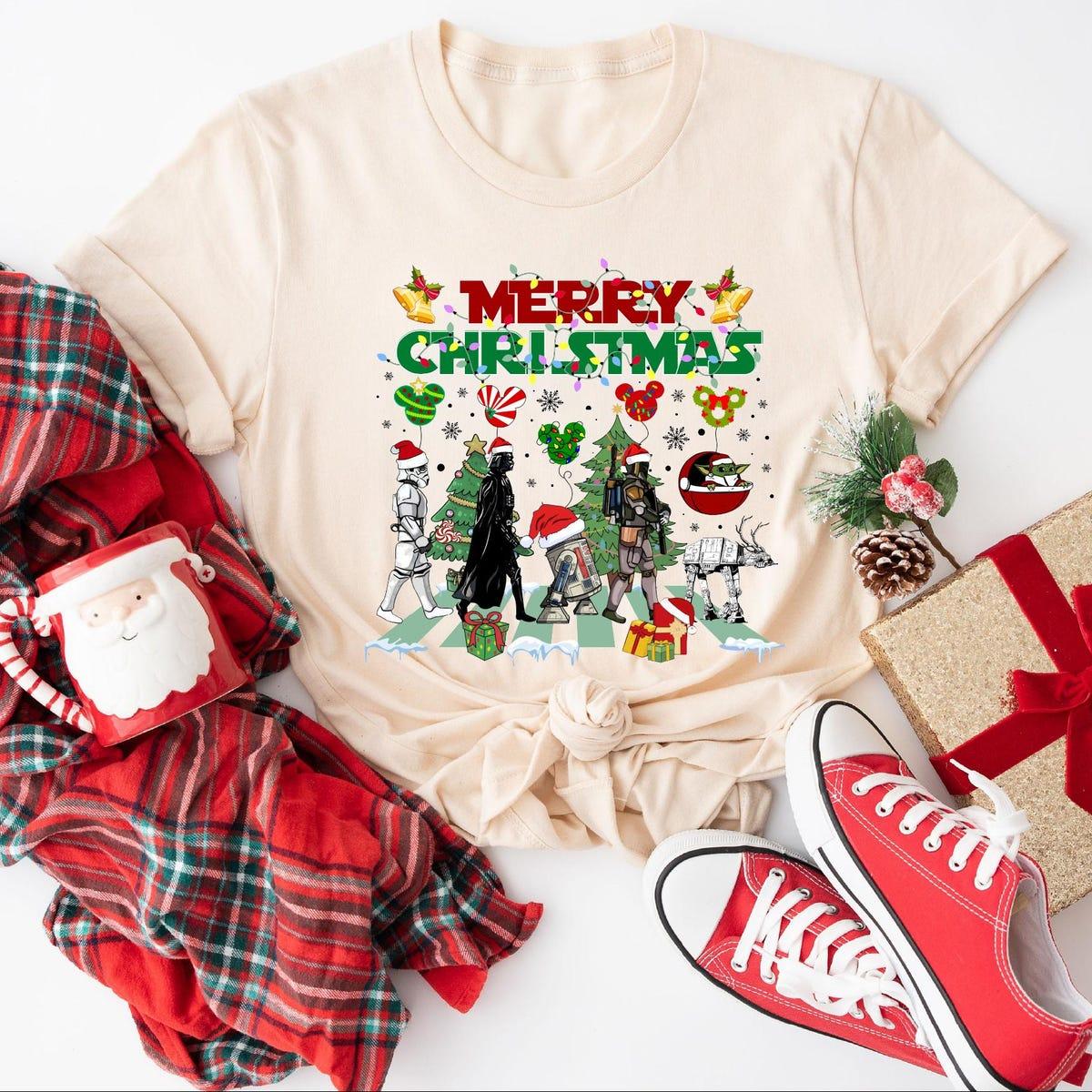 Disney Star Wars Merry Christmas Shirt 5