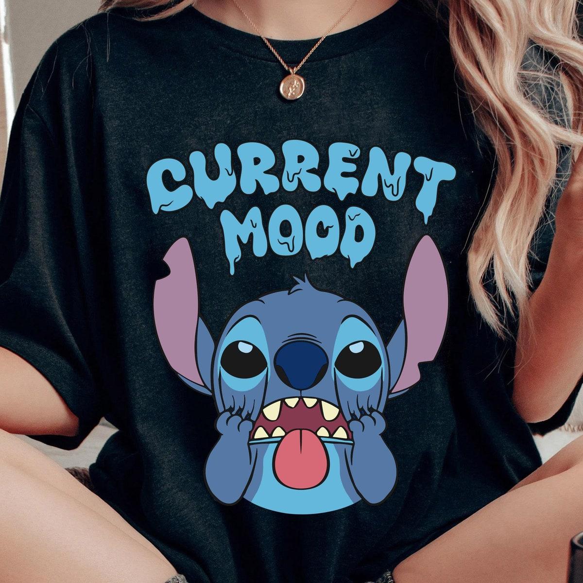 Disney Stitch Current Mood Lilo And Stitch Shirt 1