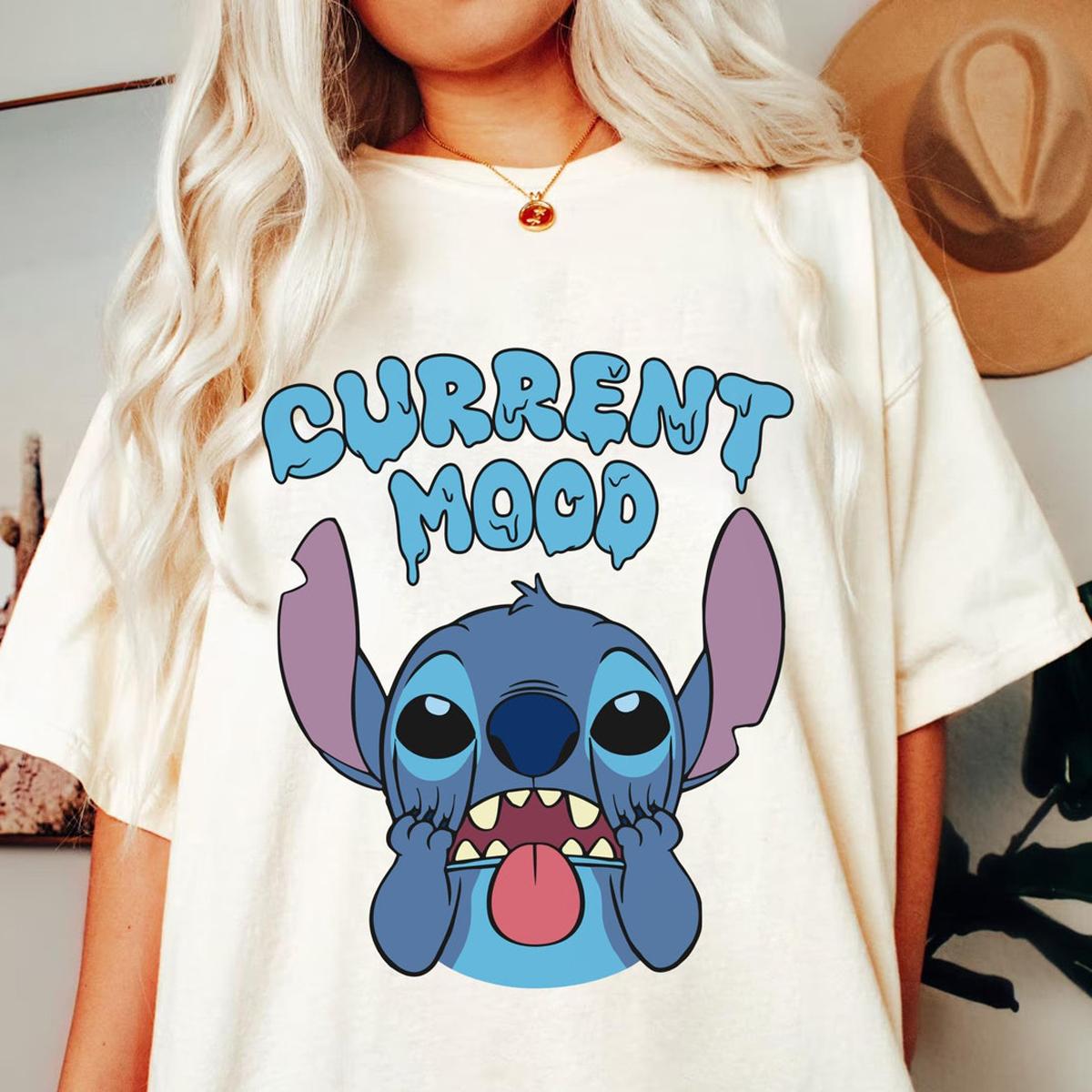 Disney Stitch Current Mood Lilo And Stitch Shirt 2