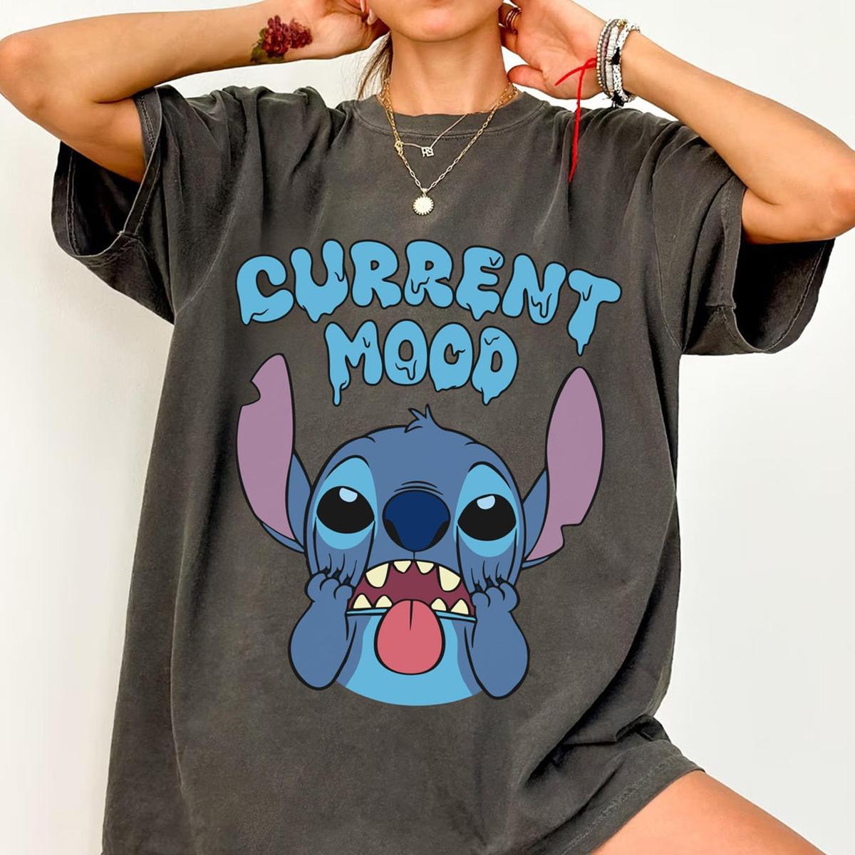 Disney Stitch Current Mood Lilo And Stitch Shirt 4