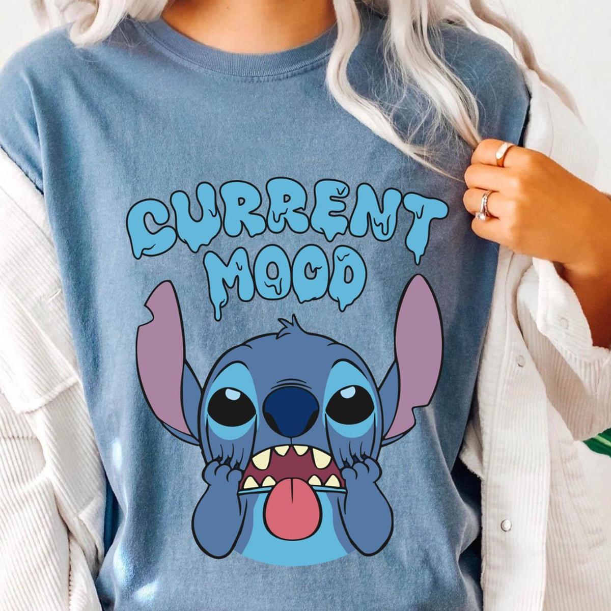 Disney Stitch Current Mood Lilo And Stitch Shirt 5