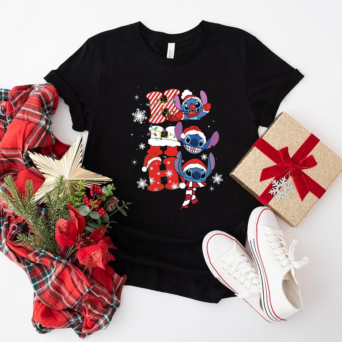 Disney Stitch Dog Christmas Shirt 3