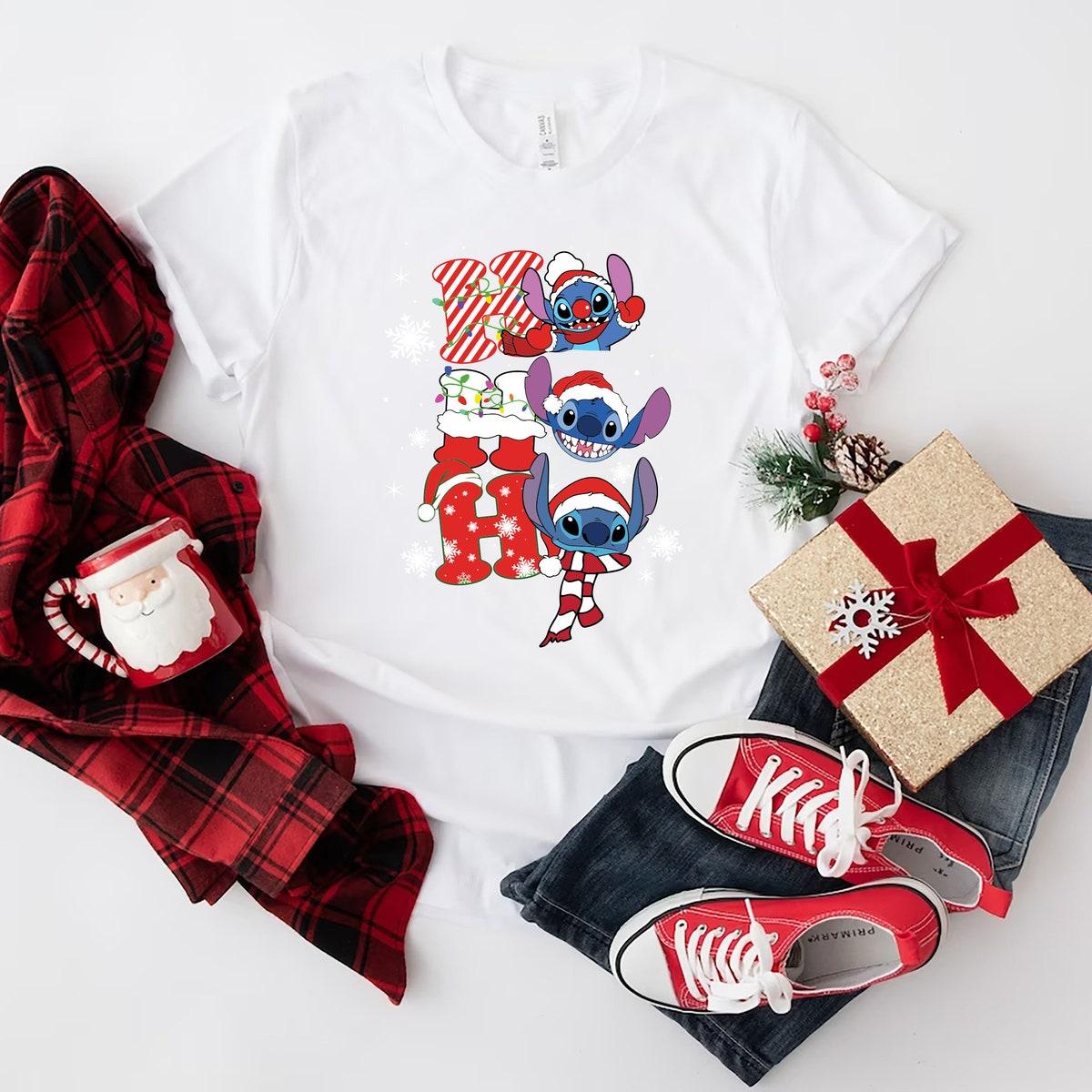 Disney Stitch Dog Christmas Shirt 4