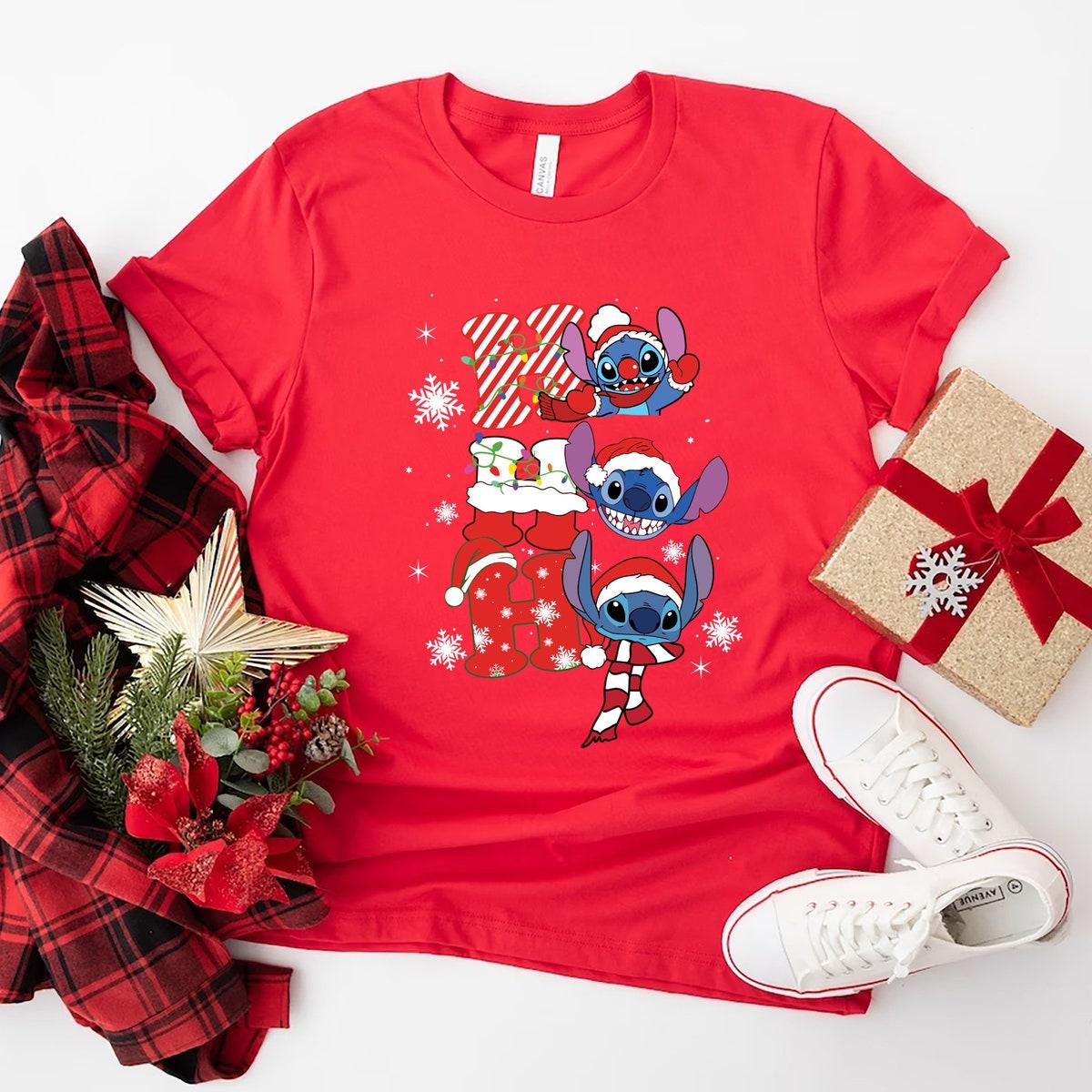 Disney Stitch Dog Christmas Shirt 5