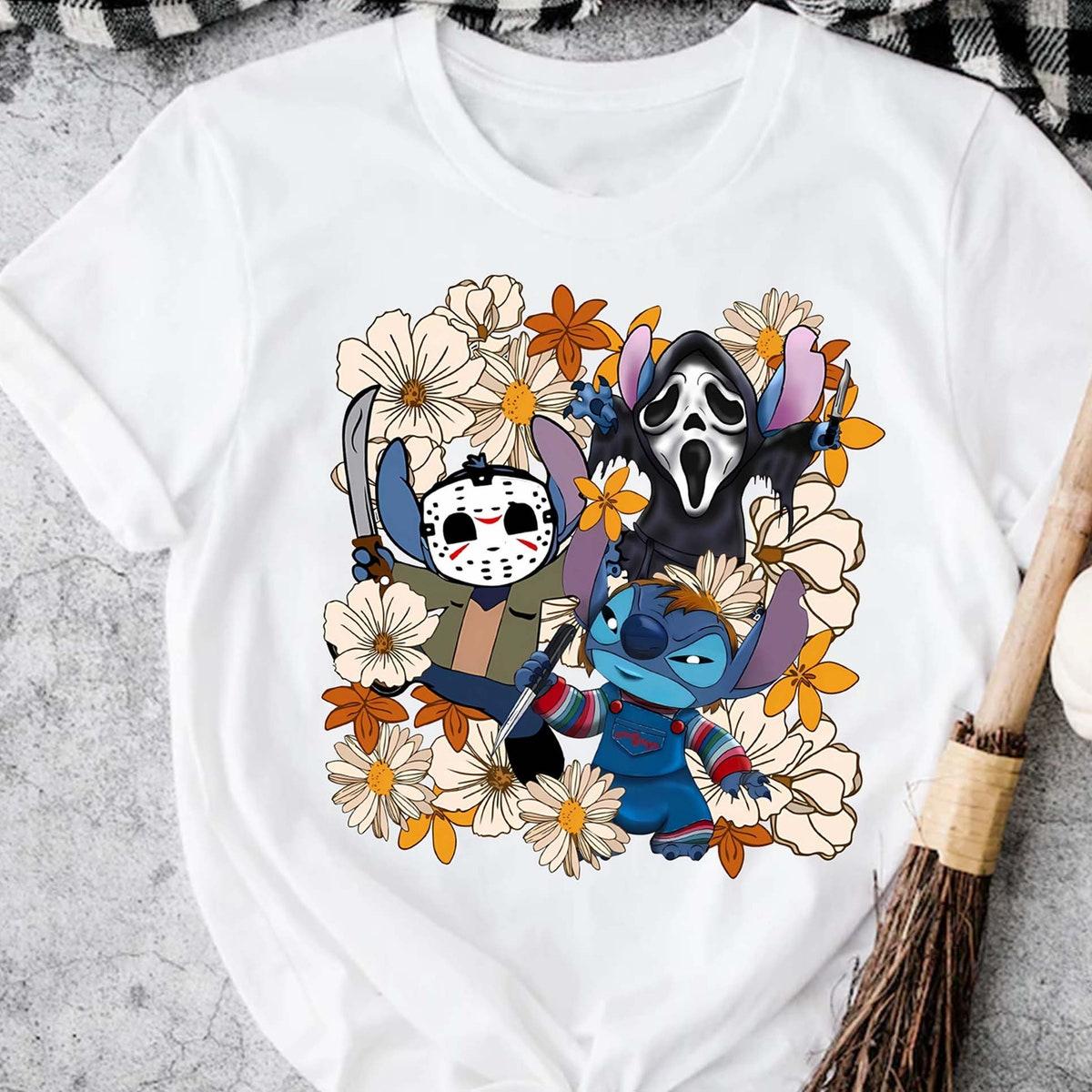 Disney Stitch Halloween Stitch Horror Shirt 3