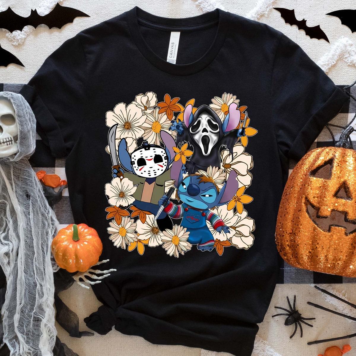 Disney Stitch Halloween Stitch Horror Shirt 6