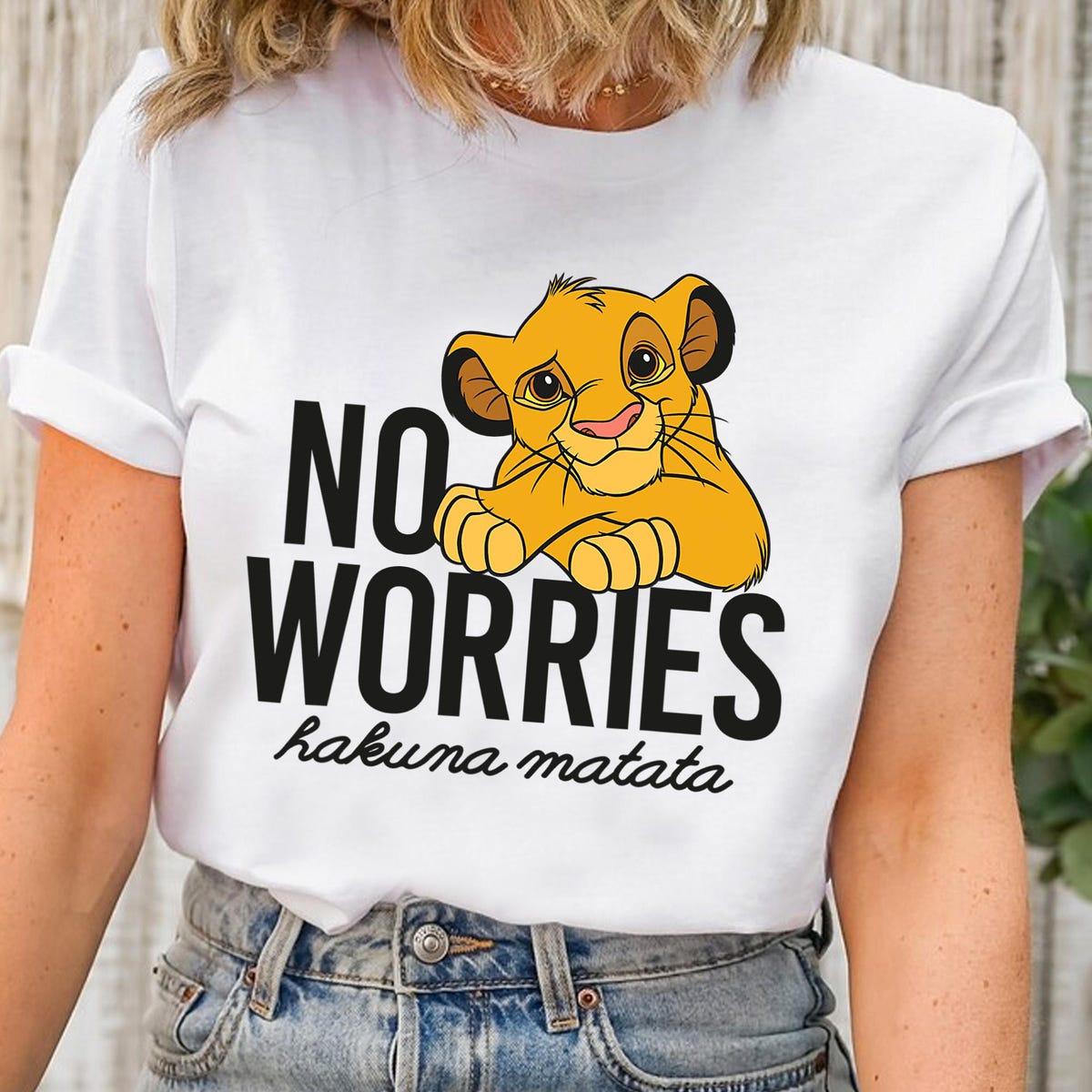 Disney The Lion King Classic No Worries Simba Shirt 1