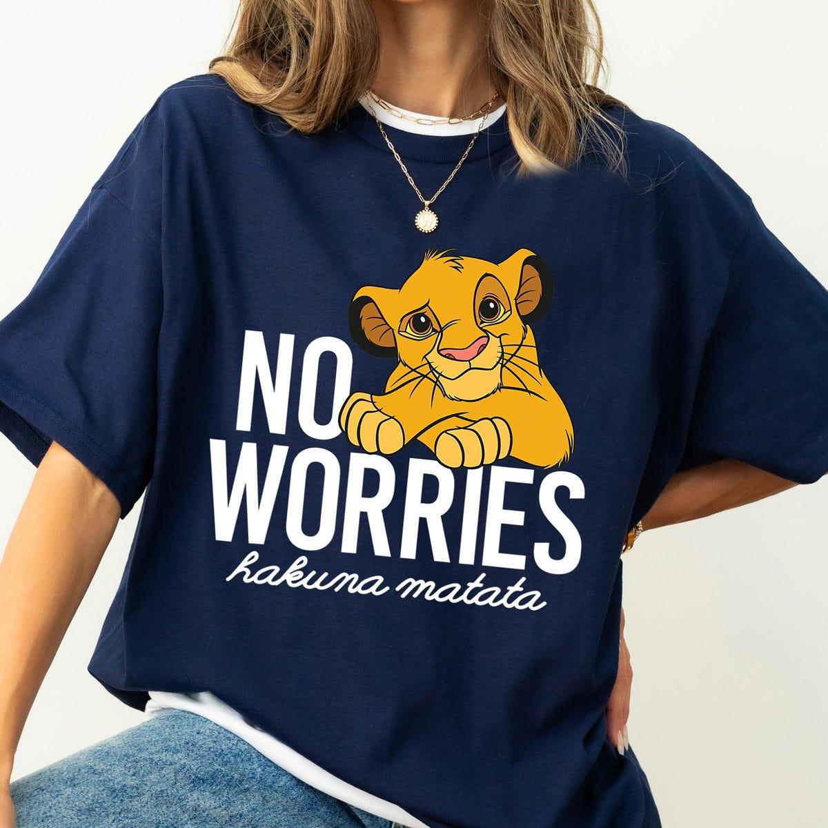 Disney The Lion King Classic No Worries Simba Shirt 3