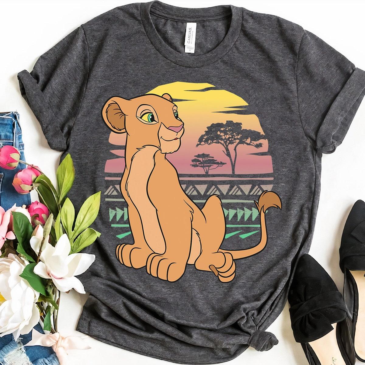 Disney The Lion King Retro 90s Portrait Nala Shirt 2