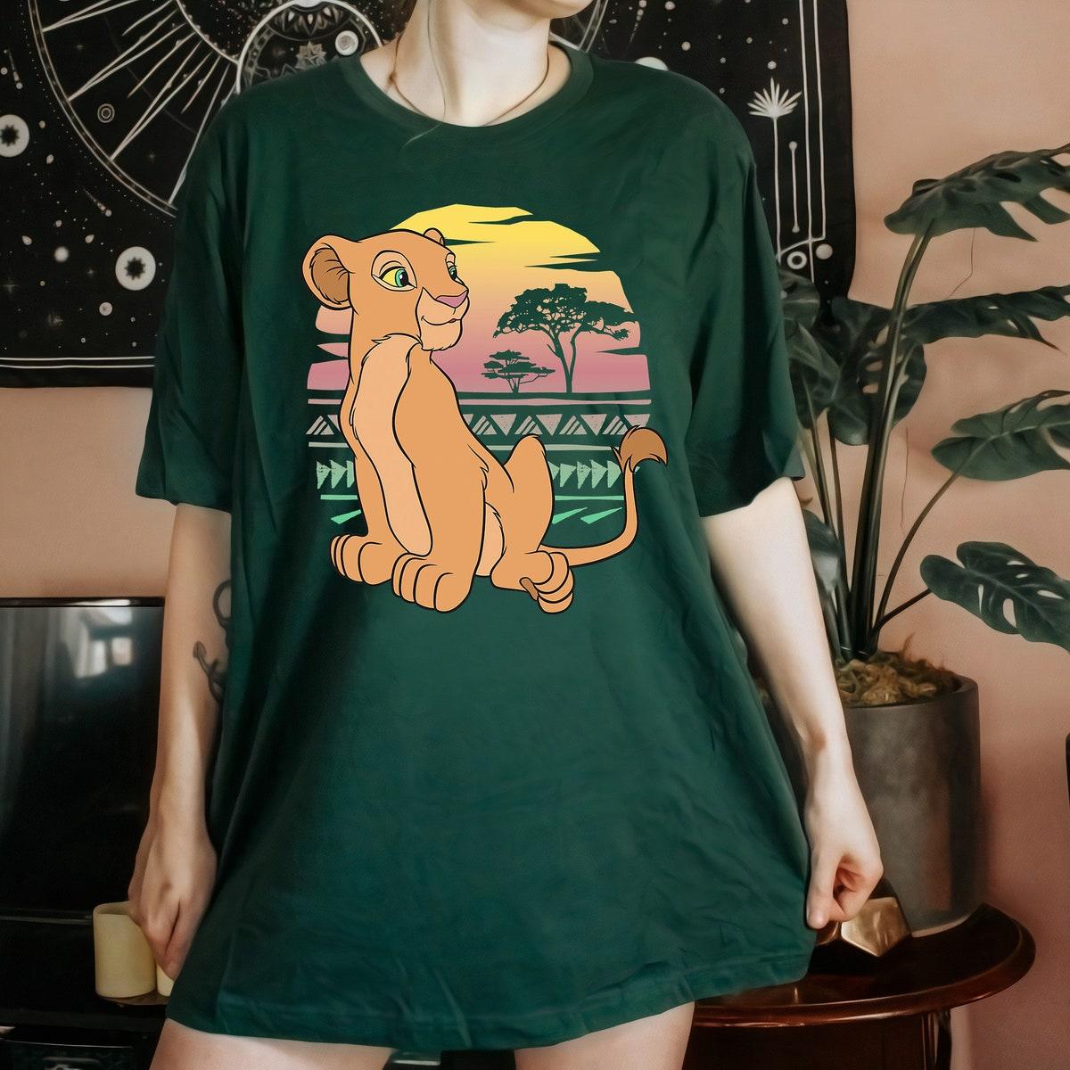 Disney The Lion King Retro 90s Portrait Nala Shirt 3