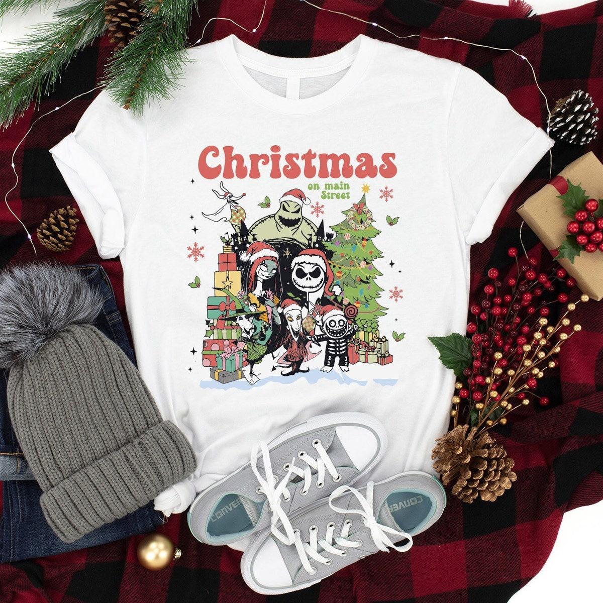 Disney The Nightmare Before Christmas Shirt Jack Skellington Oogie Boogie Tee 1