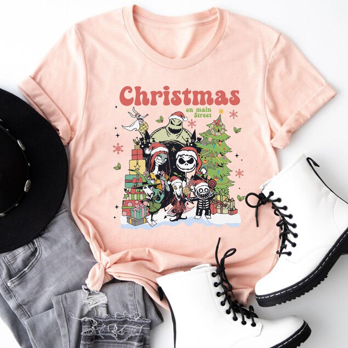 Disney The Nightmare Before Christmas Shirt Jack Skellington Oogie Boogie Tee 4