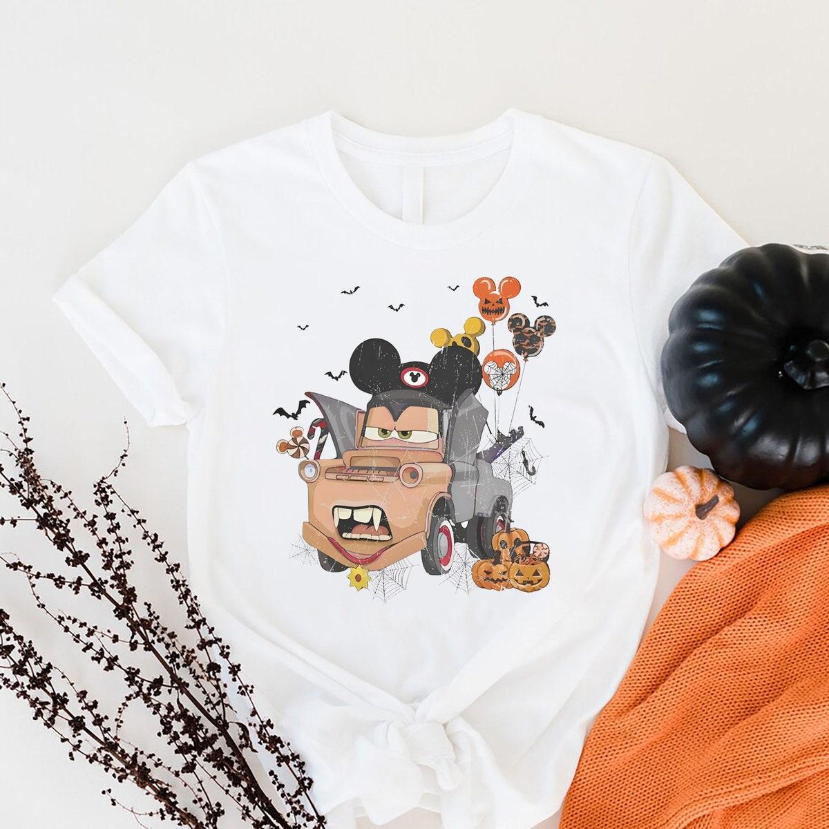 Disney Tow Mater Halloween Trick Or Treat Shirt 2