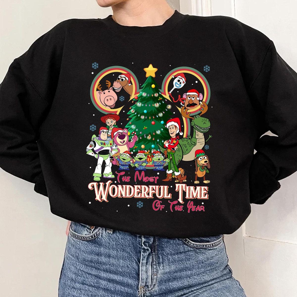 Disney Toy Story Xmas Tree Mickey Head Shirt 2