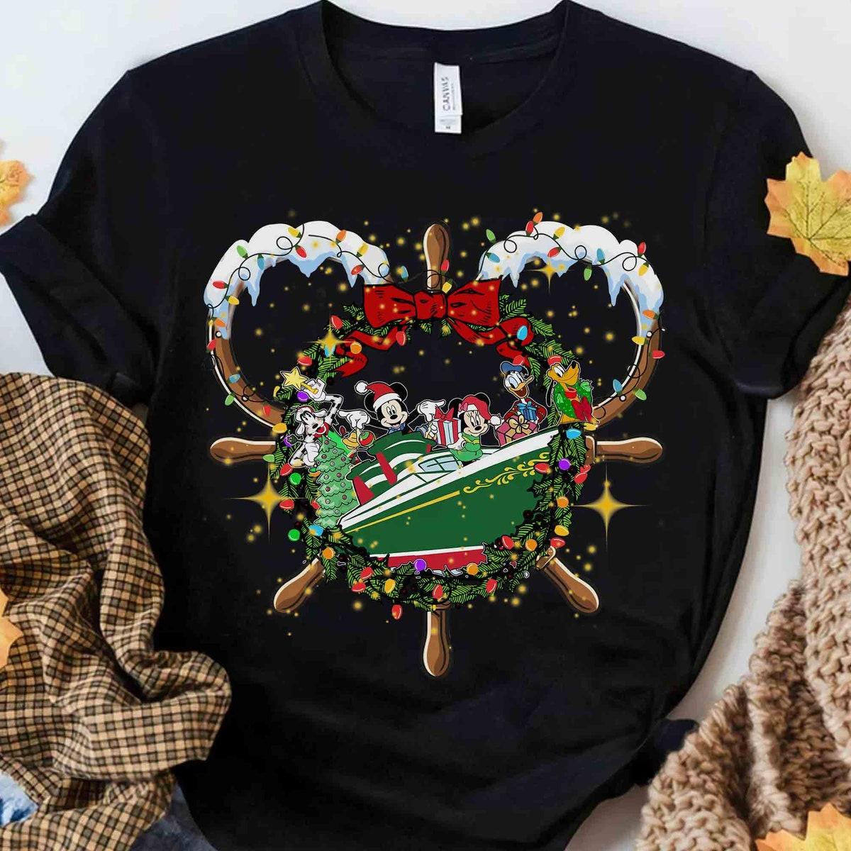 Disney Very Merrytime Cruises Family Christmas Shirt 2