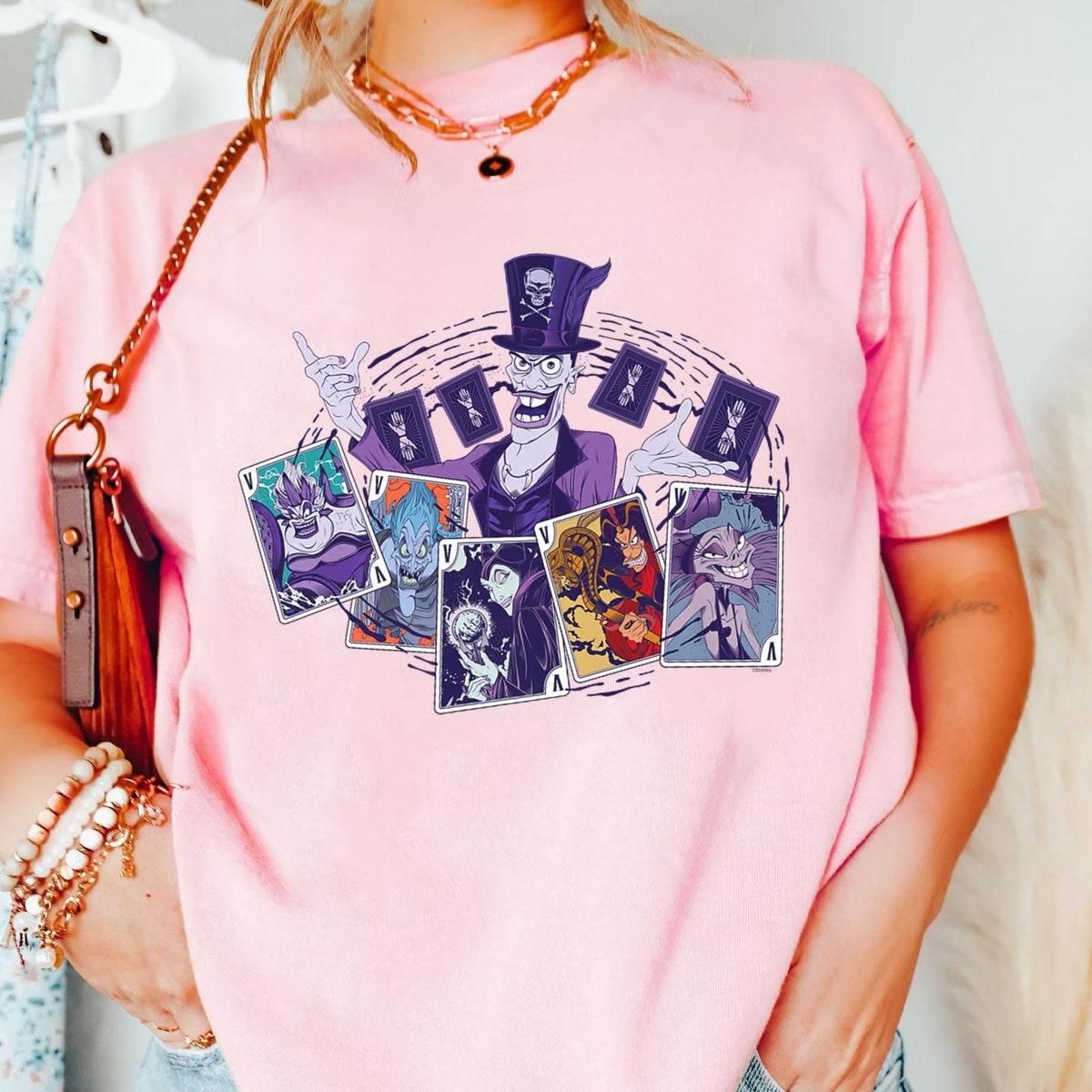 Disney Villains Group Playing Cards Shirt 4