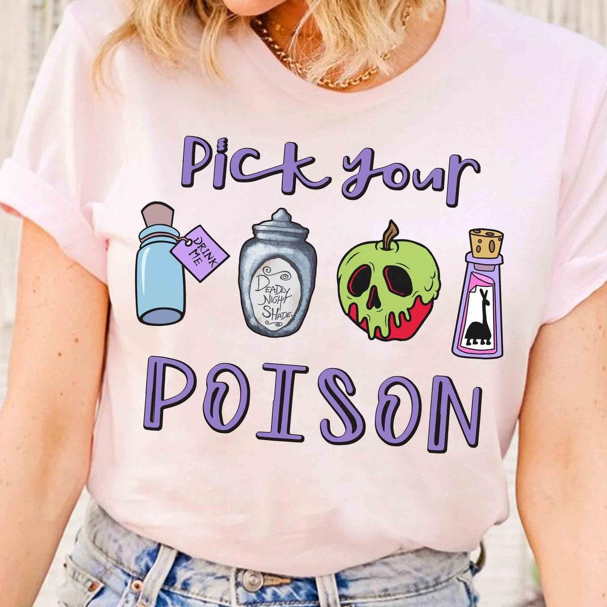 Disney Villains Witch Pick Your Poison Halloween Shirt 1