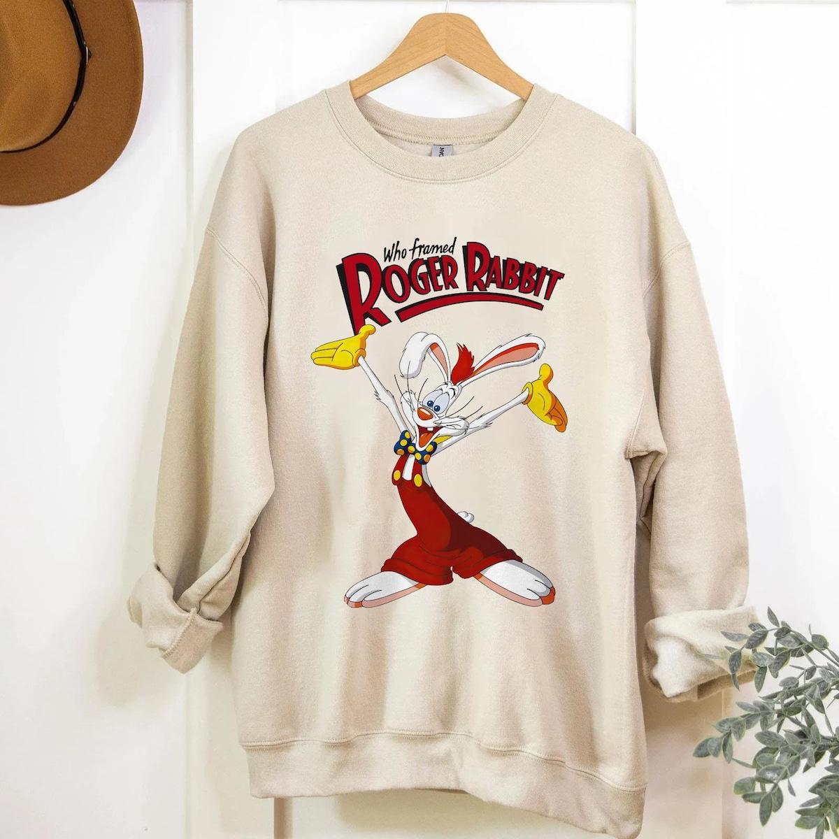 Disney Who Framed Roger Rabbit Graphic Portrait Family Matching Shirt 3