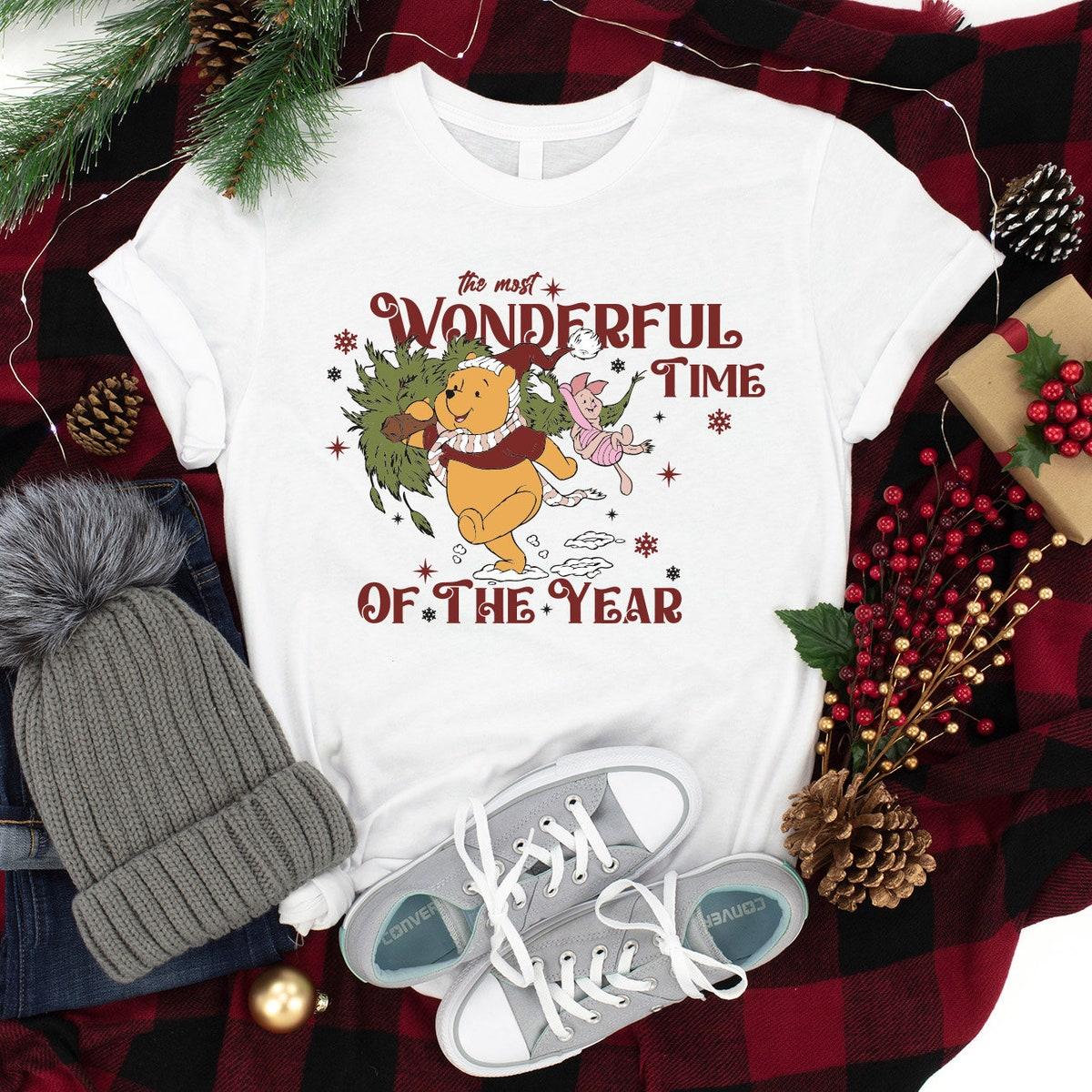 Disney Winnie The Pooh Christmas Shirt 2