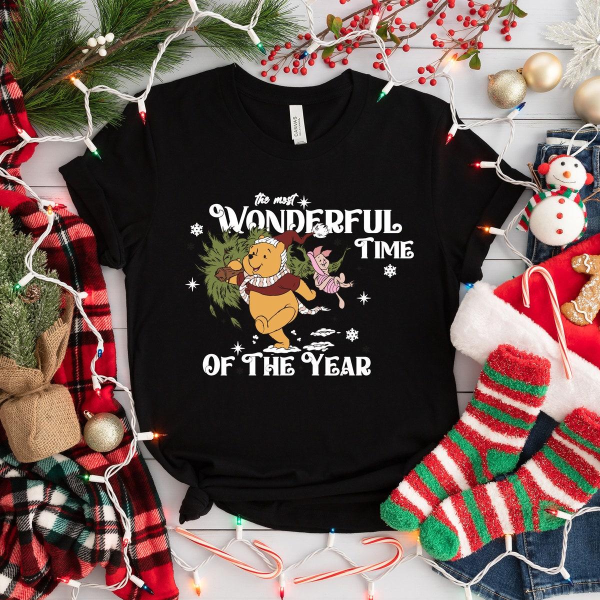 Disney Winnie The Pooh Christmas Shirt 3