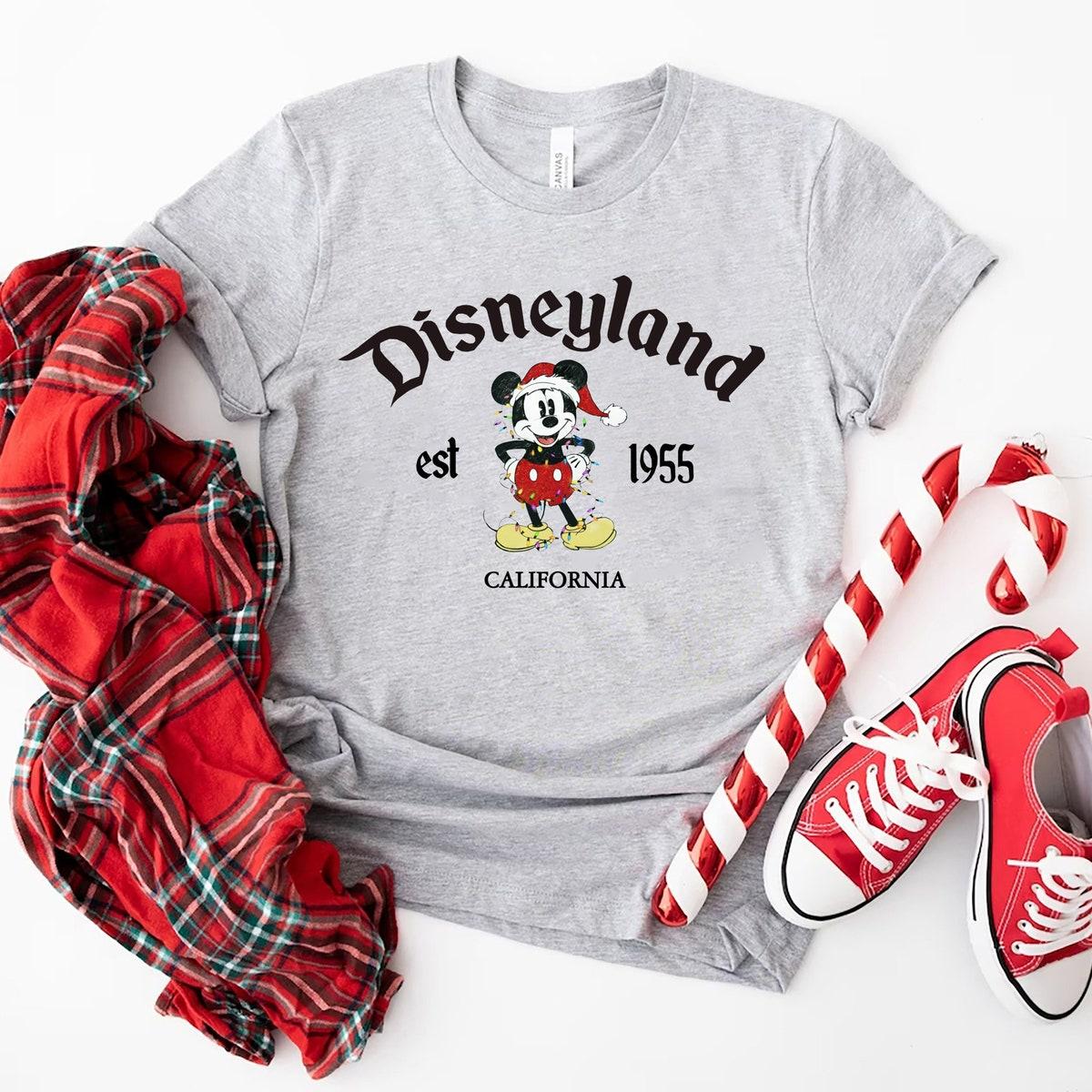 Disneyland Mickey And Minnie Mousse Christmas Shirt 2