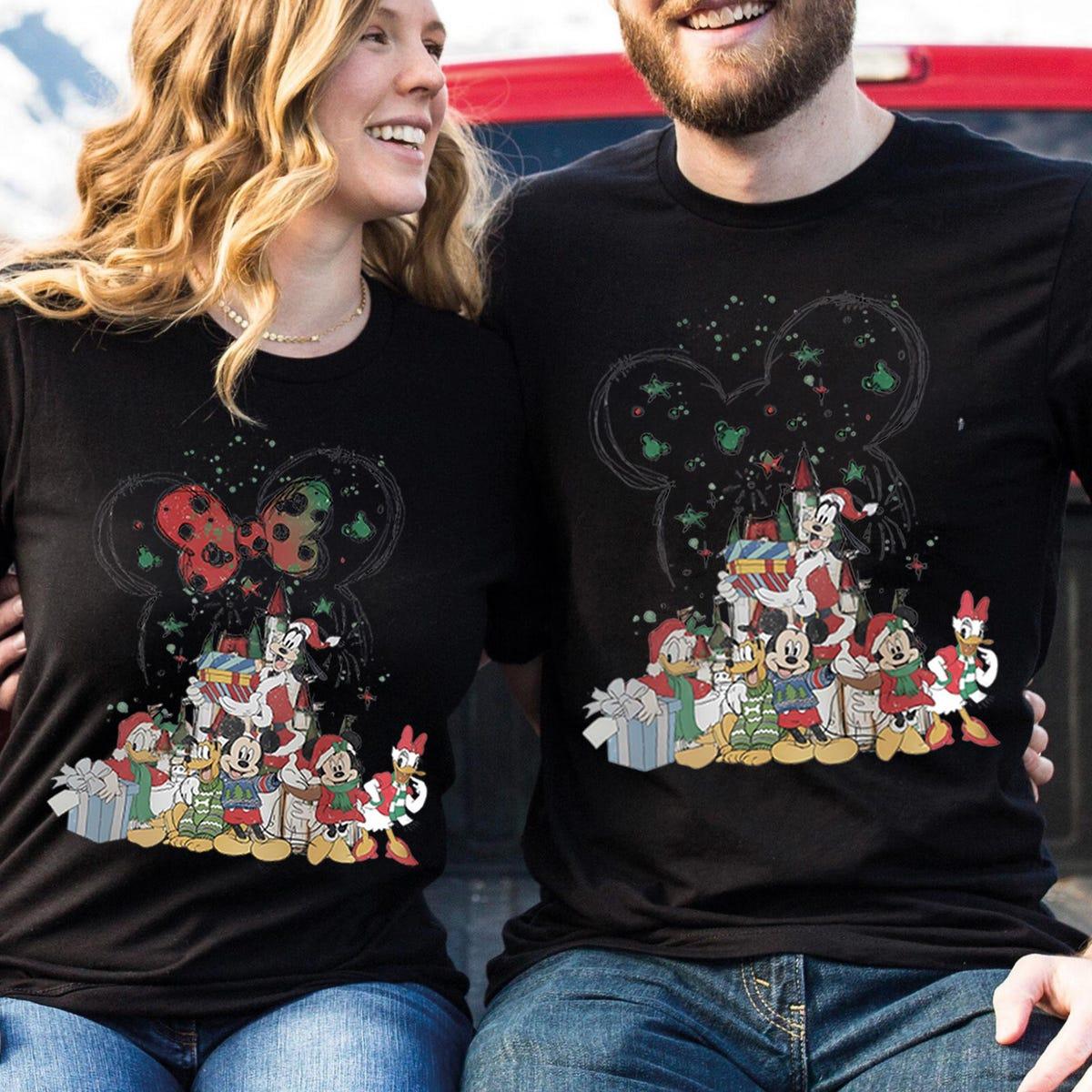 Disneyworld Christmas Mickey And Friends Shirt 3