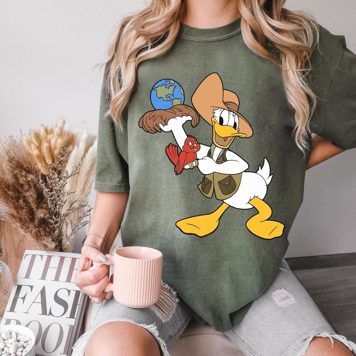 Donald Duck With Bird Animal Kingdom Shirt 6