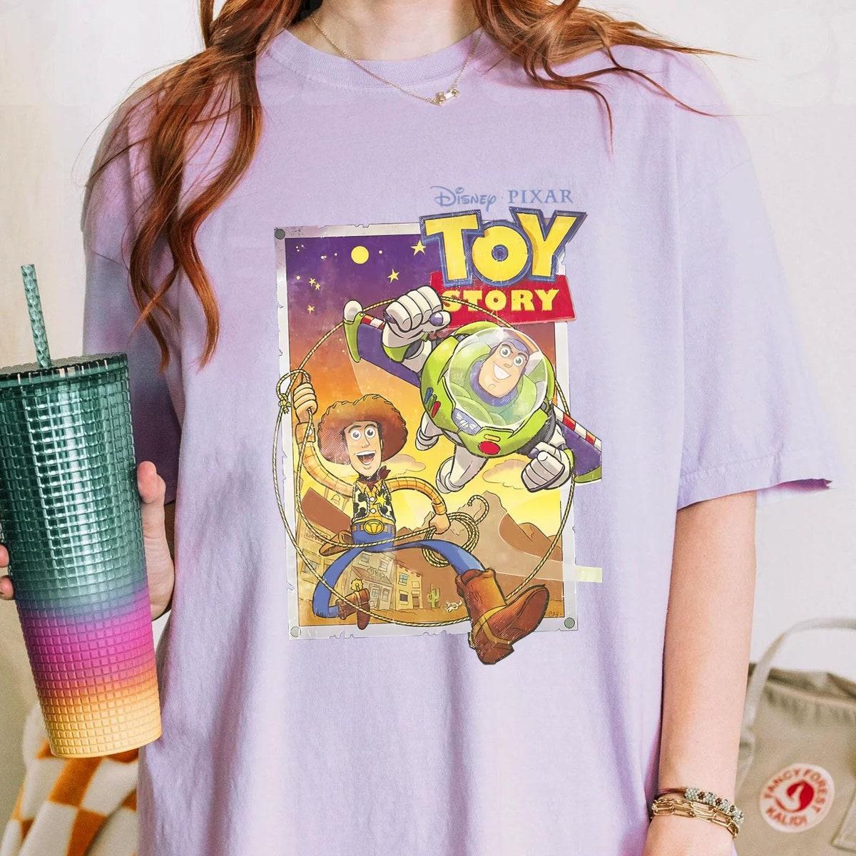 Double Sided Buzz Lightyear Woody To Infinity And Beyond Shirt 3