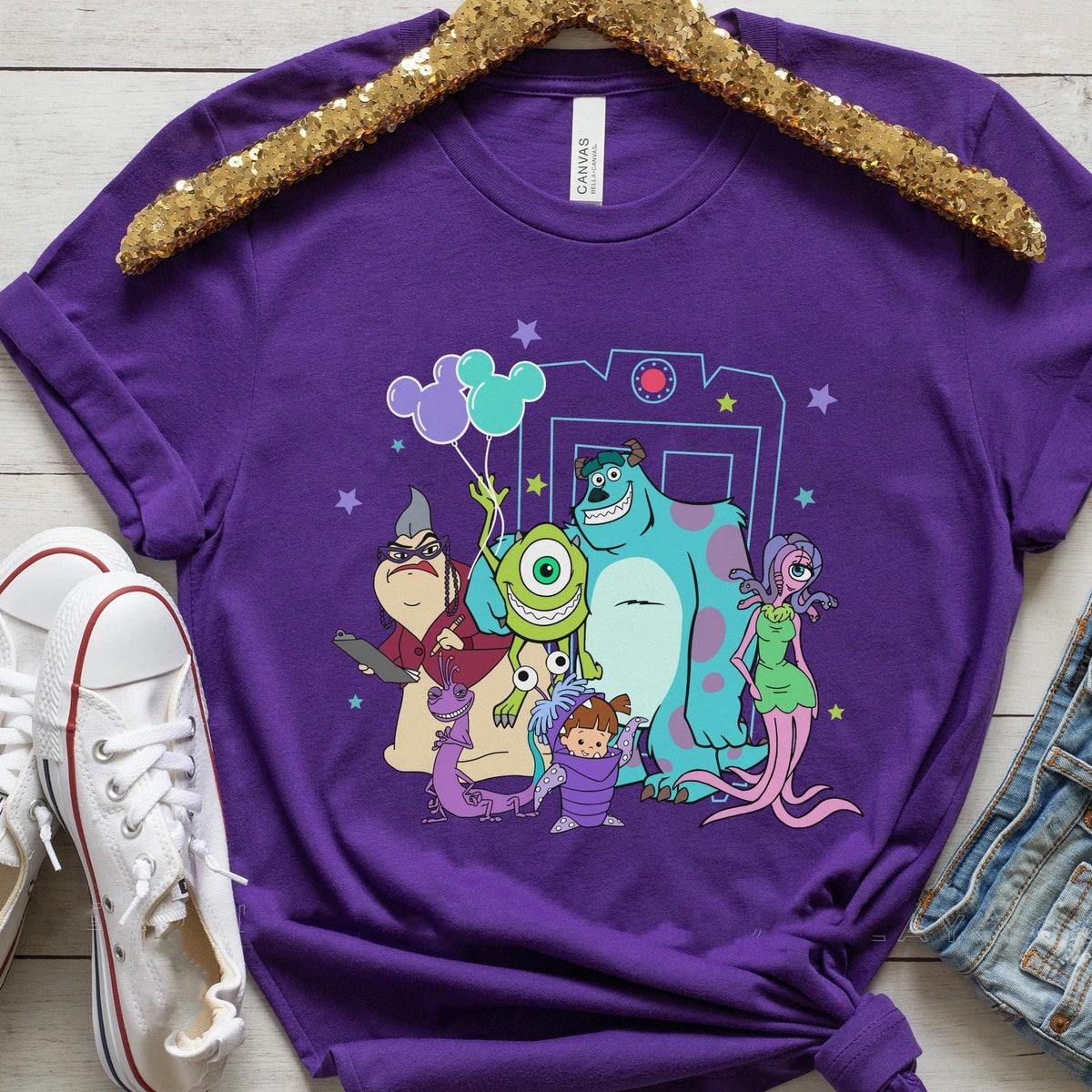 Double Sided Monster Inc We Scare Because We Care Shirt 3