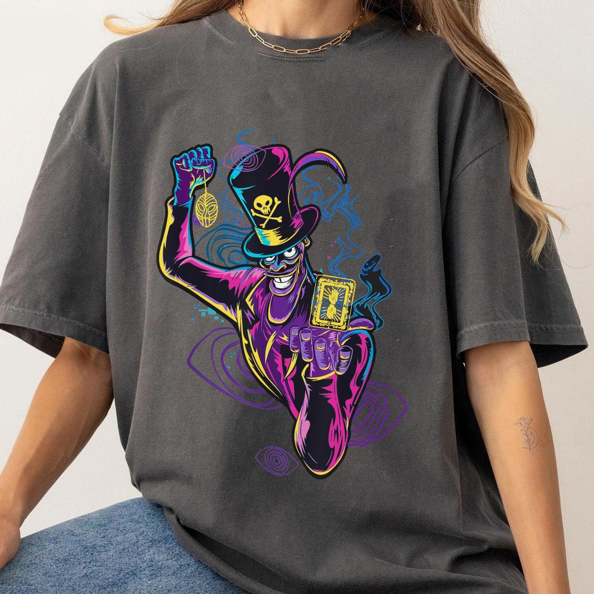 Dr Facilier Playing Card Voodoo Sketch Shirt 3