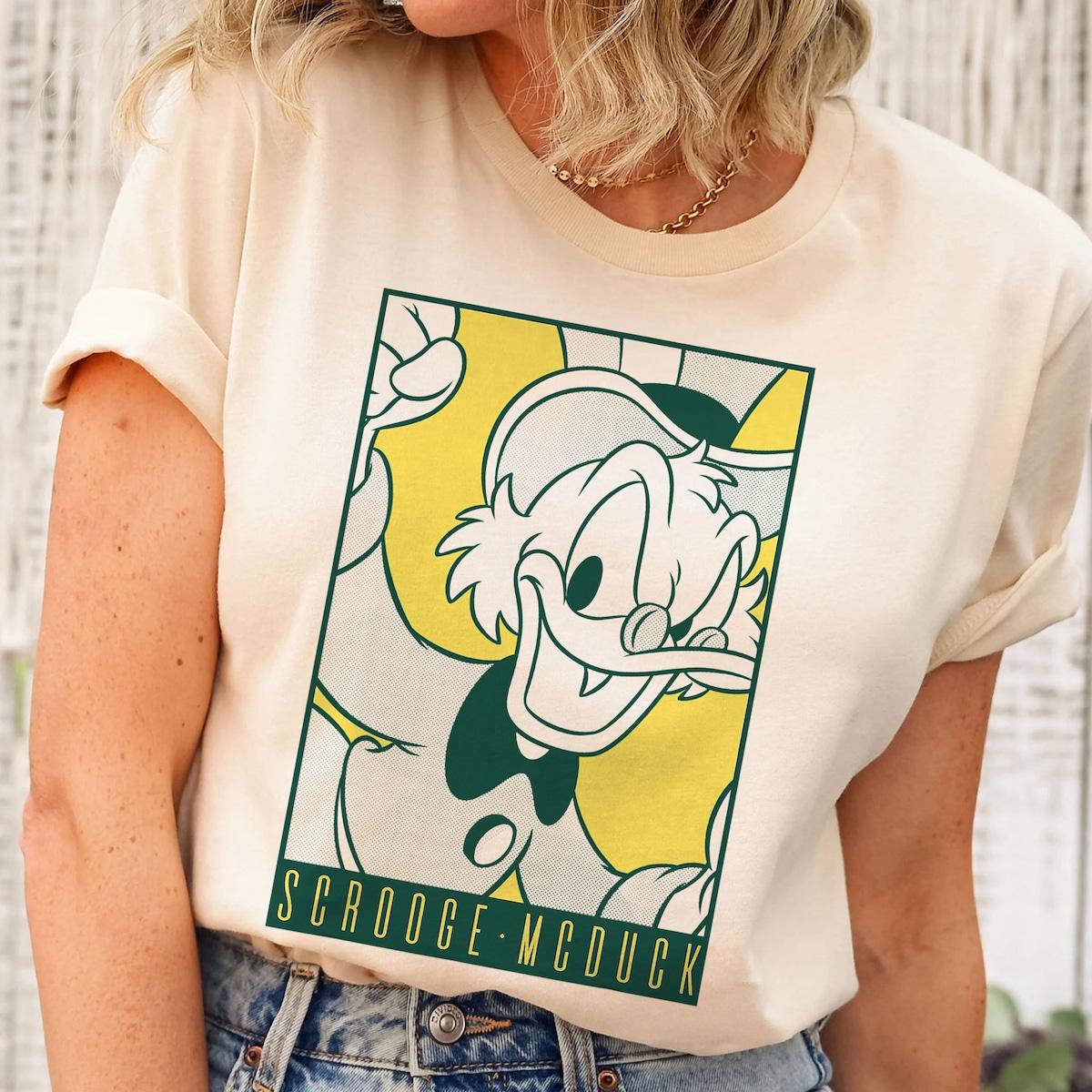 Ducktales Scrooge Mcduck Comic Portrait Shirt 2