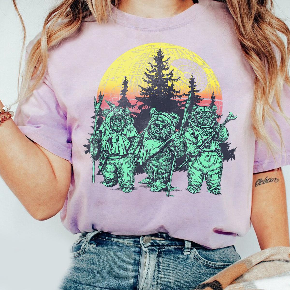 Endor Ewok Forest Sunset Star Wars Shirt 2