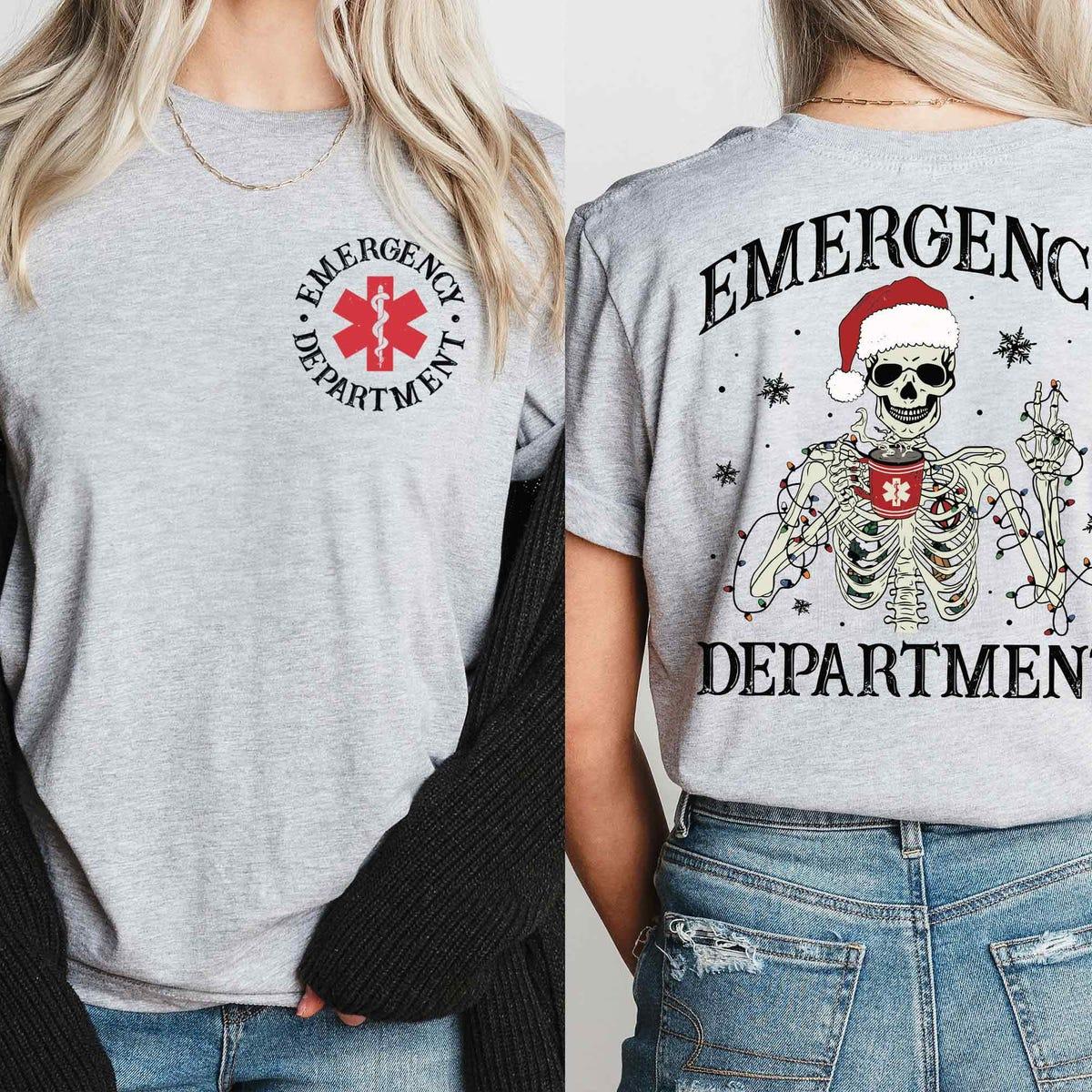 Er Nurse Emergency Department Christmas Shirt 2