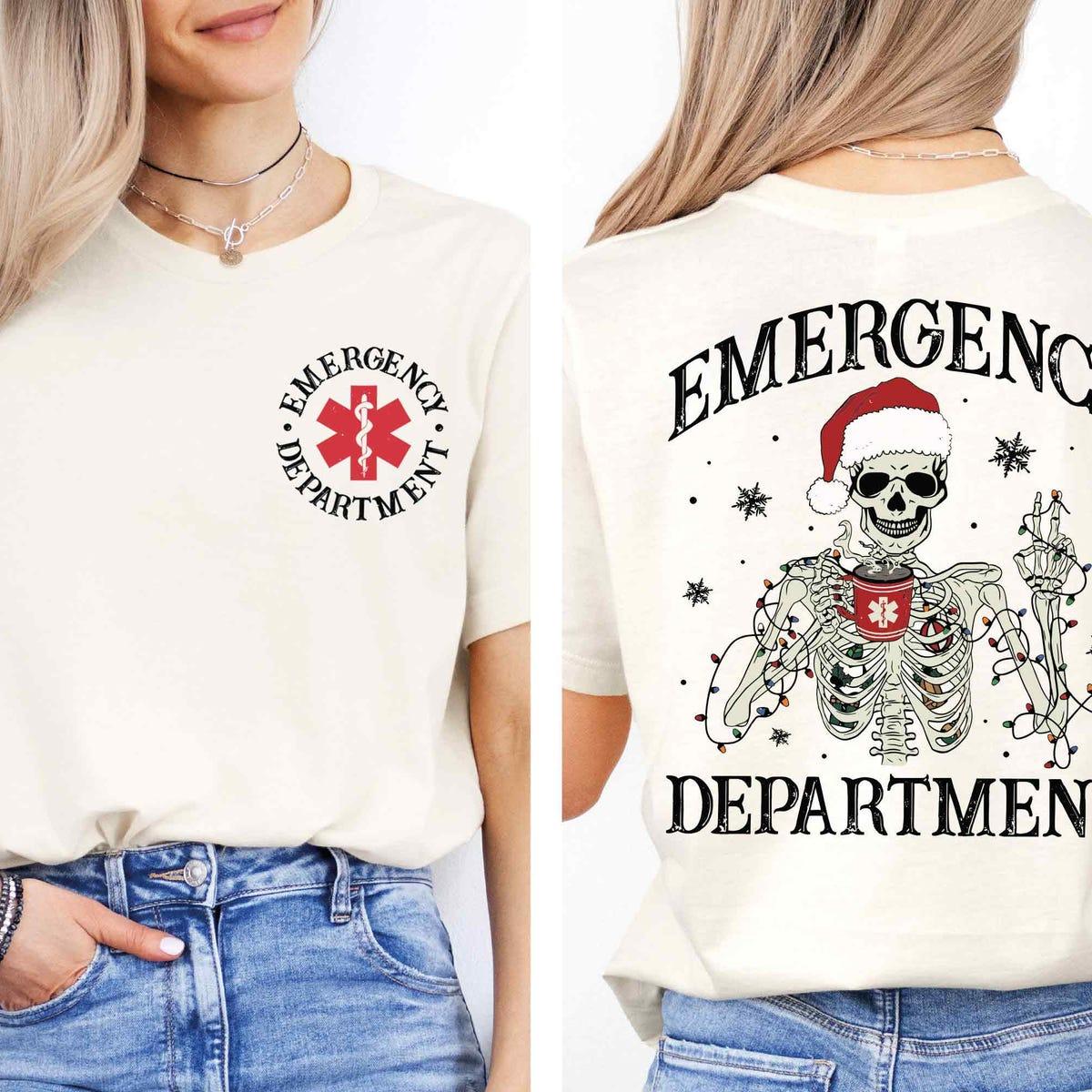 Er Nurse Emergency Department Christmas Shirt 3