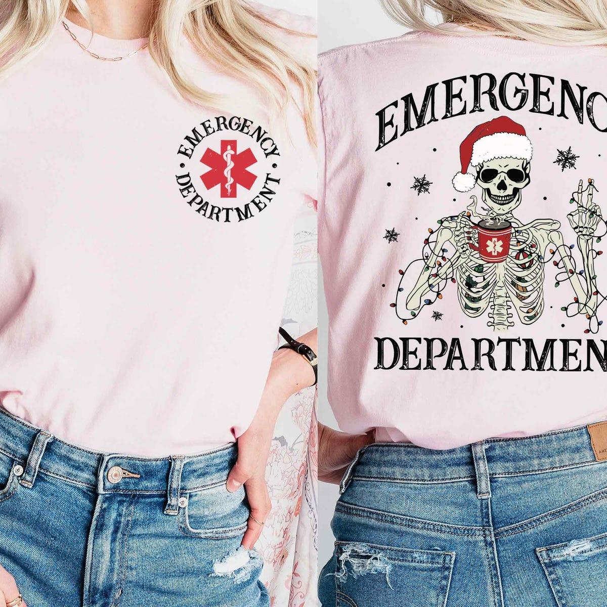 Er Nurse Emergency Department Christmas Shirt 4