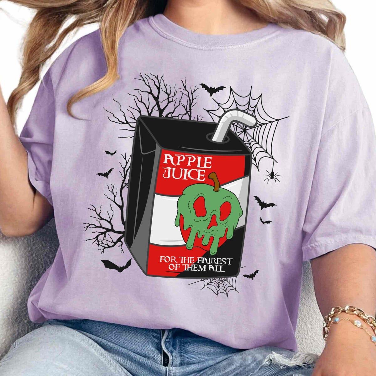 Evil Queen Poison Apple Juice Box For Fairest Of Them All Halloween Shirt 4