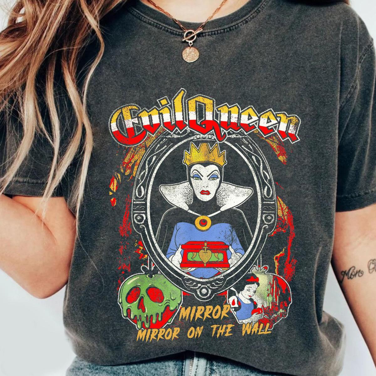 Evil Queen Villains Mirror Mirror On The Wall Shirt 2