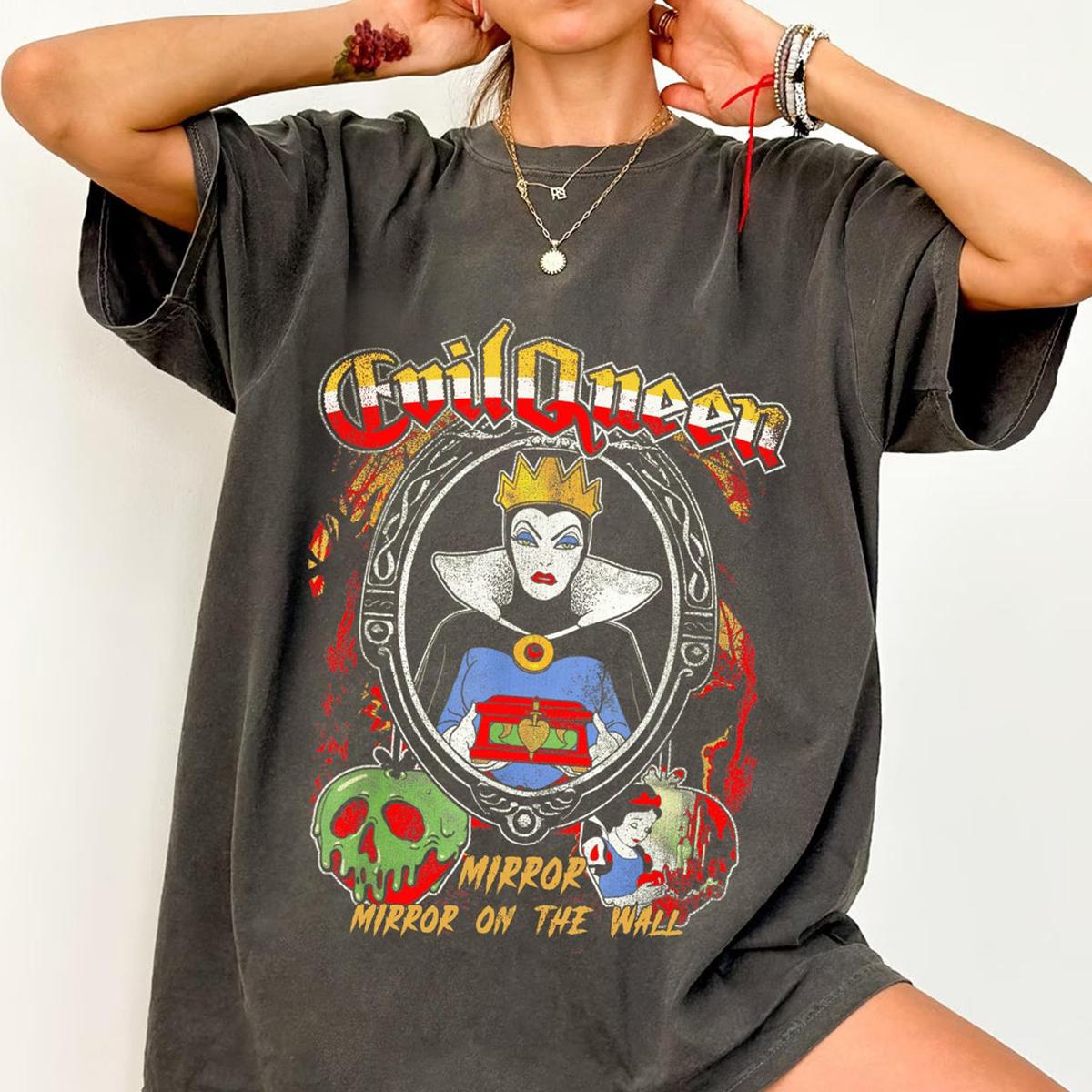 Evil Queen Villains Mirror Mirror On The Wall Shirt 3