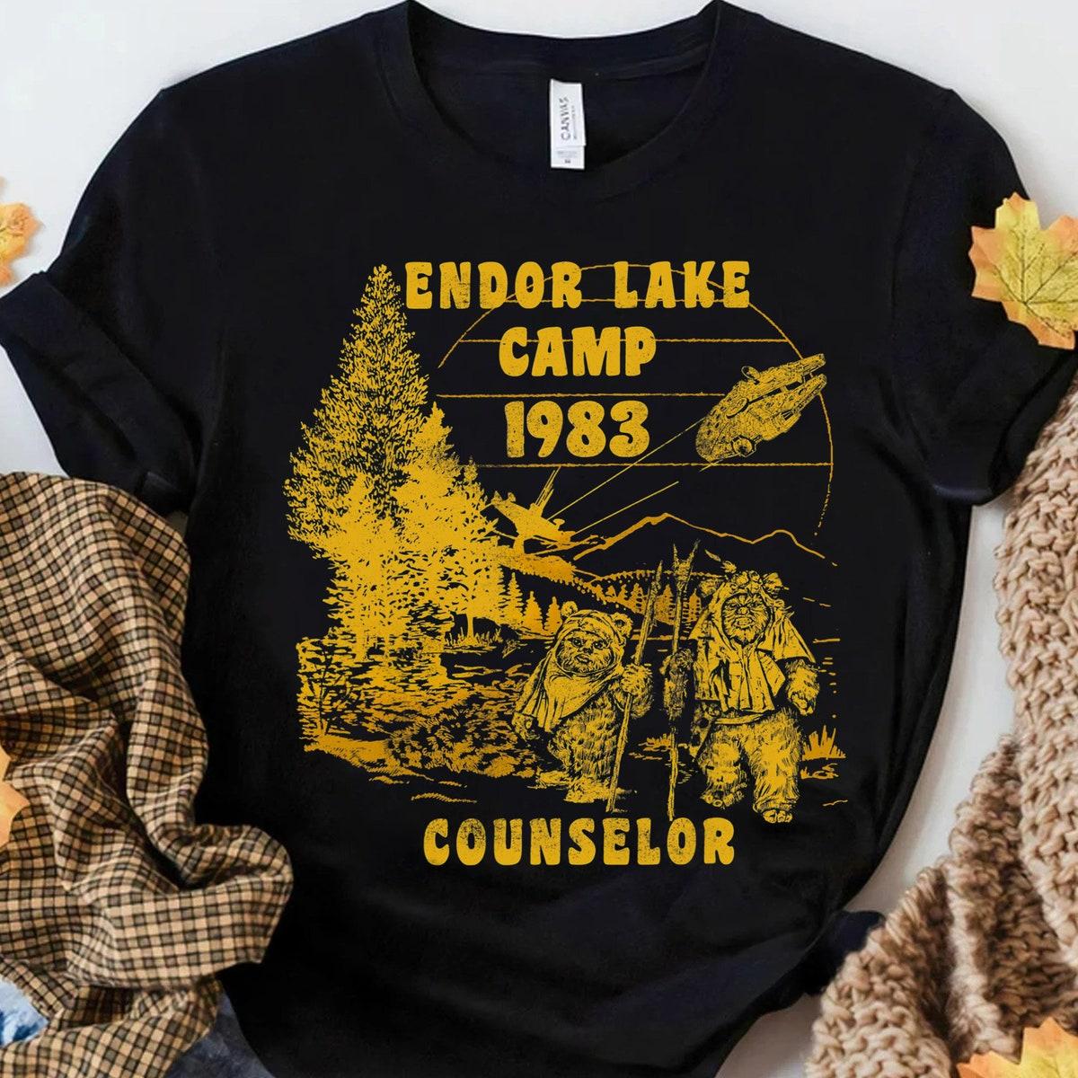 Ewoks Endor Lake '83 Camp Counselor Star Wars Shirt 1