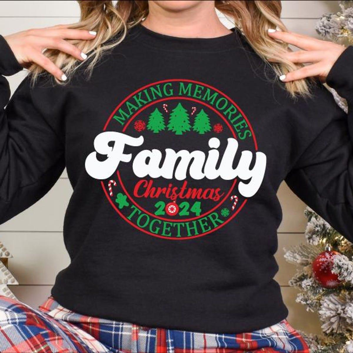 Family Christmas Making Memories Together Shirt 1