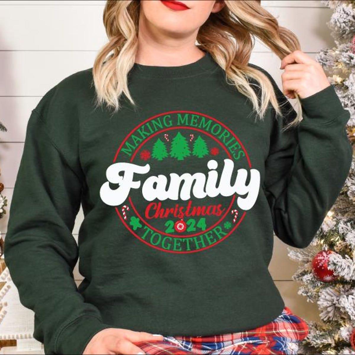 Family Christmas Making Memories Together Shirt 2