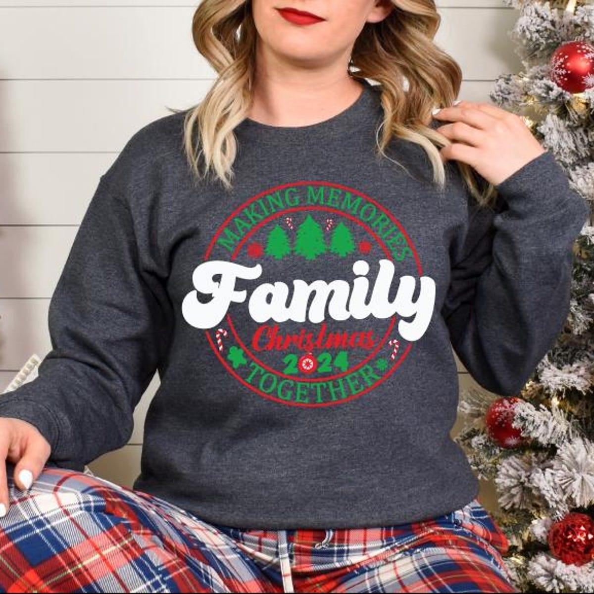 Family Christmas Making Memories Together Shirt 3