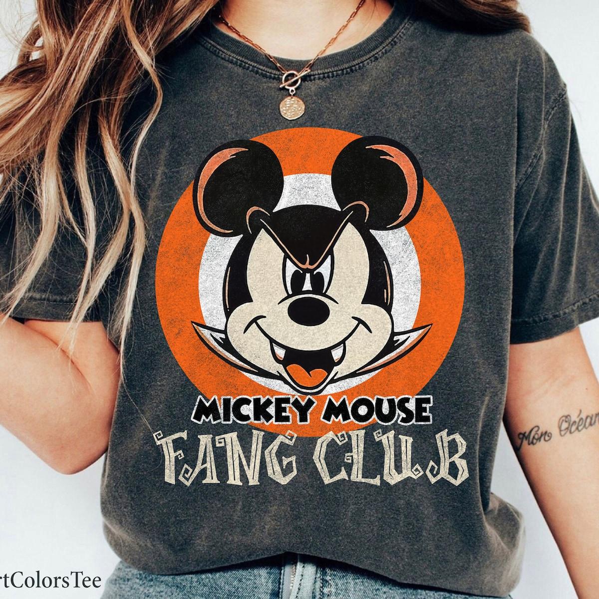 Fang Club Mickey Mouse Halloween Shirt 1