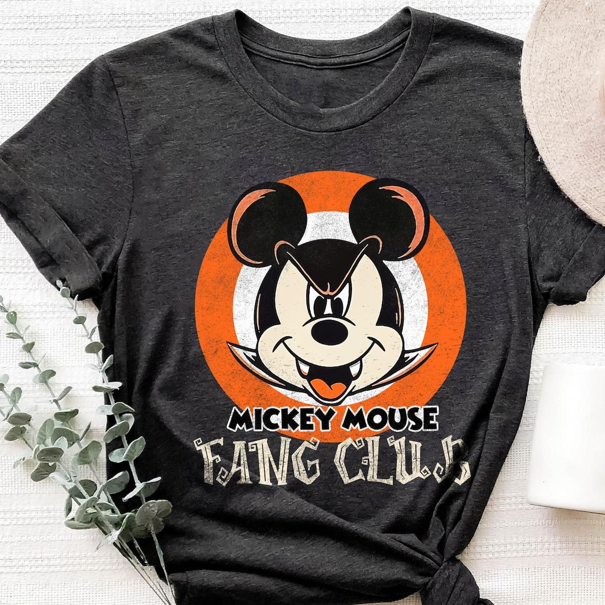 Fang Club Mickey Mouse Halloween Shirt 4