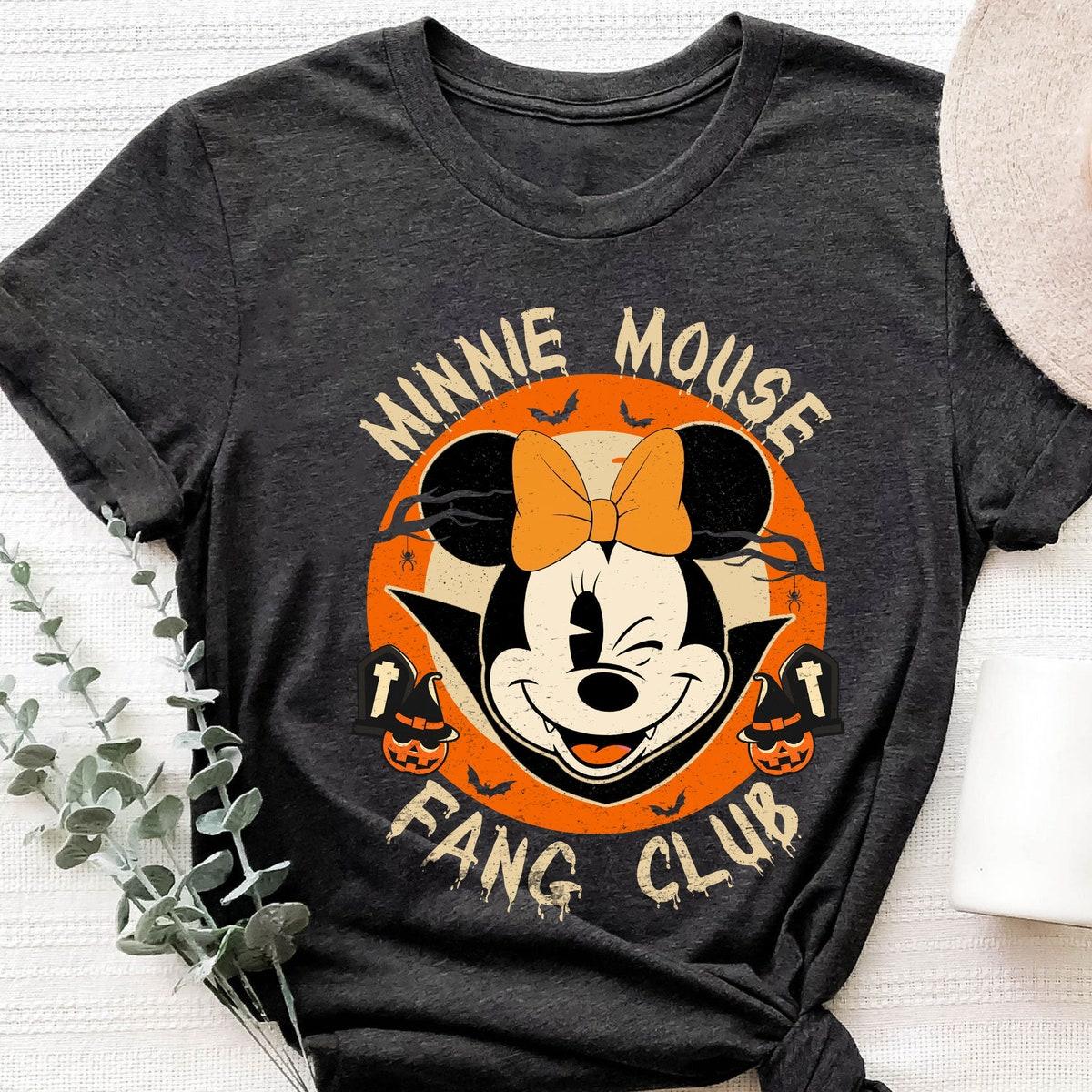 Fang Club Minnie Mouse Not So Scary Halloween Party Shirt 2