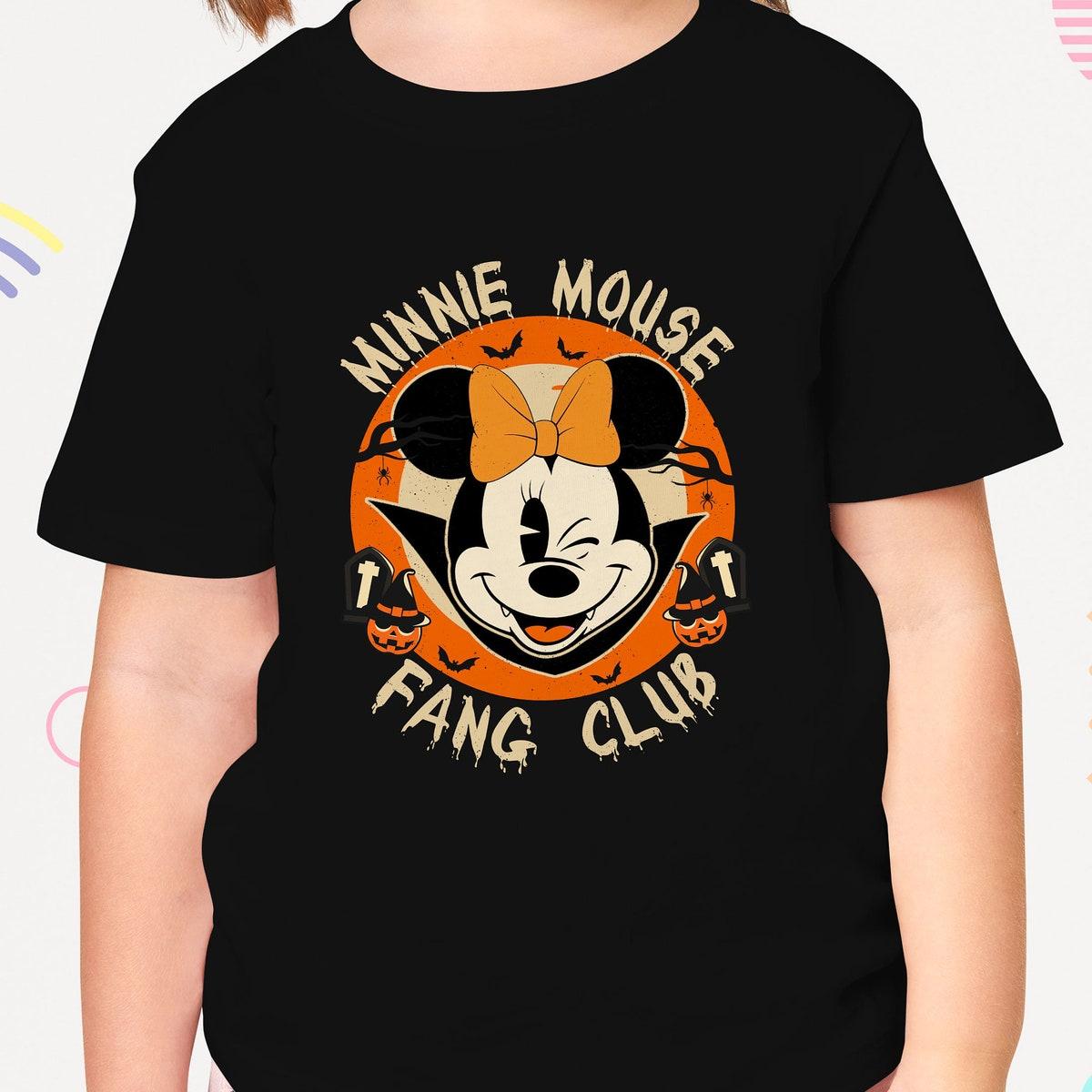 Fang Club Minnie Mouse Not So Scary Halloween Party Shirt 3